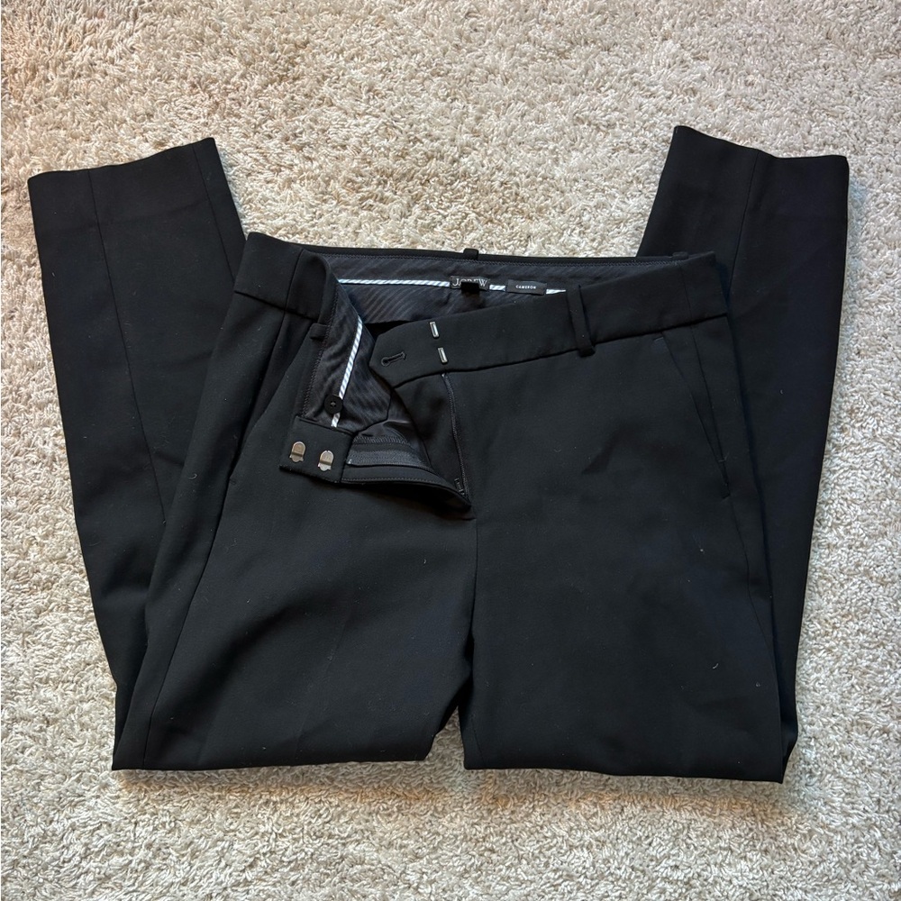 J. Crew Women's Black Straight Leg Pants